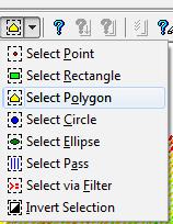 If you want to select data out manually, you can simply choose the select polygon n