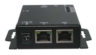 +5V DC TMDS DDC Figure 4: Receiver Back Layout +5V DC: 5V power jack (optional) Note: The 4x4 HDMI 1.