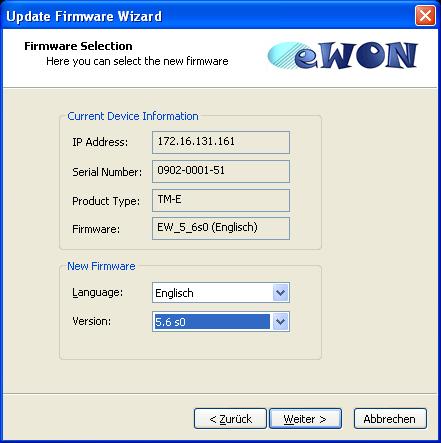Chapter 4 Deployment TM Update firmware A firmware update happens in 2 steps: Update ebuddy Update firmware Update ebuddy With "Update ebuddy" the firmware files may directly be stored at you PC.