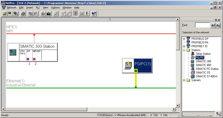 Chapter 4 Deployment TM Now your graphical net view should show the following structure: Import the TM via station file To import the Teleservice module to your project the first downloaded station