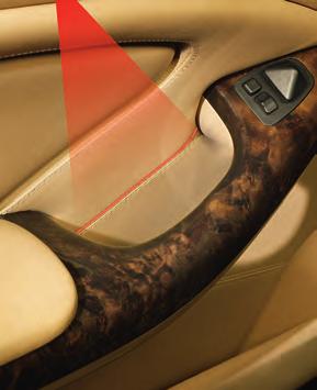 Interior Modern car interior s use high-quality textiles and expensive materials like leather and wood. For the desired appearance to succeed, a precise seam alignment is important.