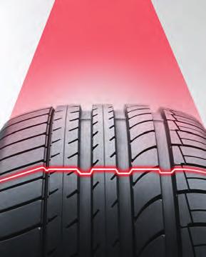 Tire profile A tire profile depth of at least1.6 mm is compulsory in Germany. However at a 3 mm tire profile depth, the tire reaches an efficiency of only approx. 70%.