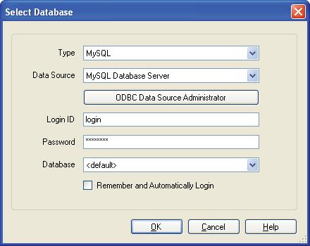 Section 6. View Pro To configure a connection to SQL Server you must select a SQL Server instance. The list of published SQL Server instances is shown in the Data Source combo box.