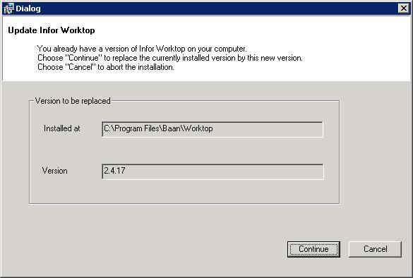 Installing Worktop 2.5 The Custom Setup dialog box is displayed. 6 To select one or more specific languages, click the related button.