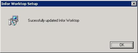 Installing Worktop 2.5 3 To exit the setup program, when the setup is complete, click OK. You can now continue using the Worktop with the existing Worktop documents. Silently installing Worktop 2.