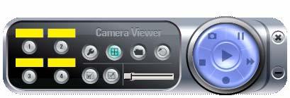 7.4. Control Buttons Snapshot Pause Close the Camera Viewer Minimize the Window Stop Record Play Forward Control Buttons Play The Play button is an intelligent play user-interface.