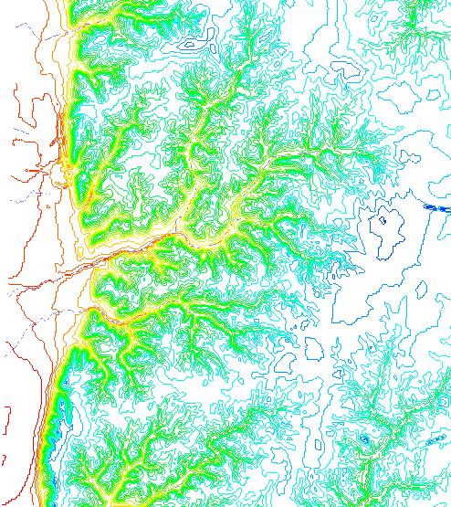 Outlet 6 Delineating the Watershed 1. Select DEM DEM Stream Arcs. Make sure the stream threshold value is set to 1 sq. mile. Click OK. 2. Select DEM Define Basins 3.