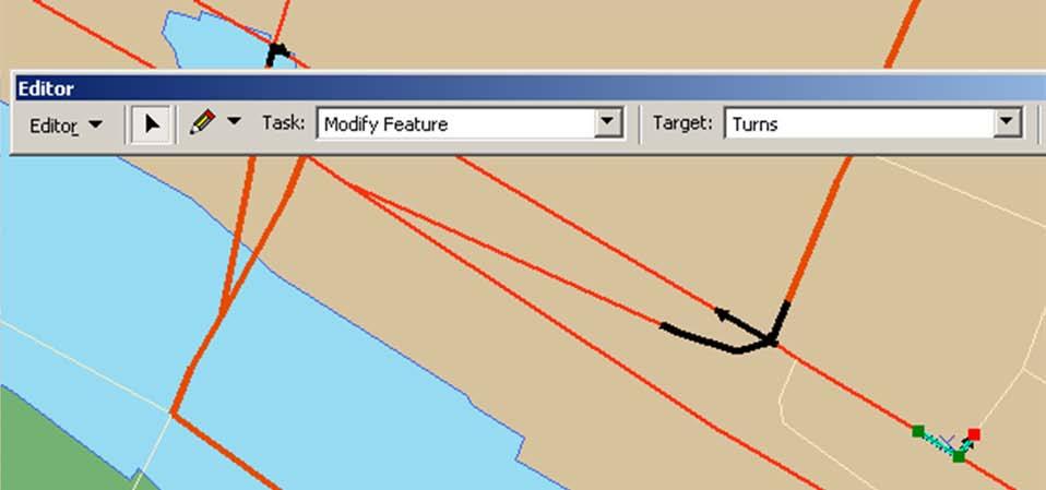 Editing Turn Features Create and edit turn features in the ArcMap Editor Edit as you would any other