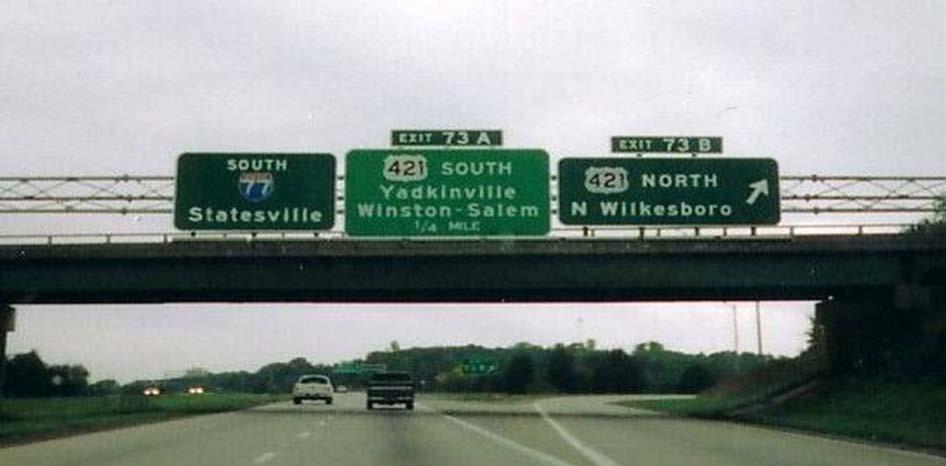 Signposts Text seen on highway signs - Typically includes exit number, street name, and/or destination Has no effect