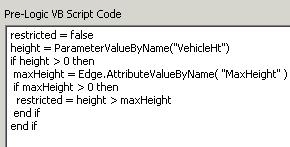Example implementing a height limit Requires both a Descriptor and a Restriction attribute Descriptor attribute