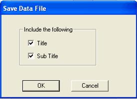 The selected fields appear in the saved *.prn file. The following shows the header for a *.prn file CSV files (*.csv) - Comma-separated values.