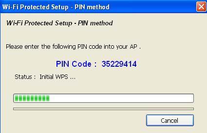 Please input this number to AP s configuration menu within 2 minutes, and network card will establish secure connection with AP