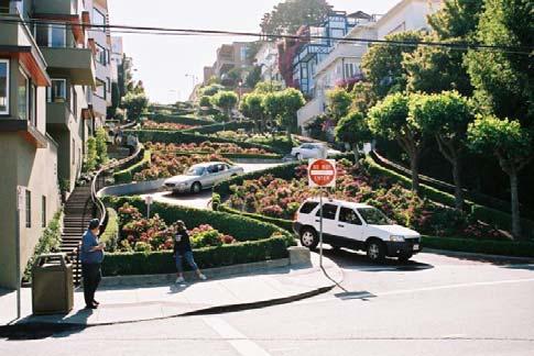 Sacramento to Lombard Street in San Francisco Knowing how far it was