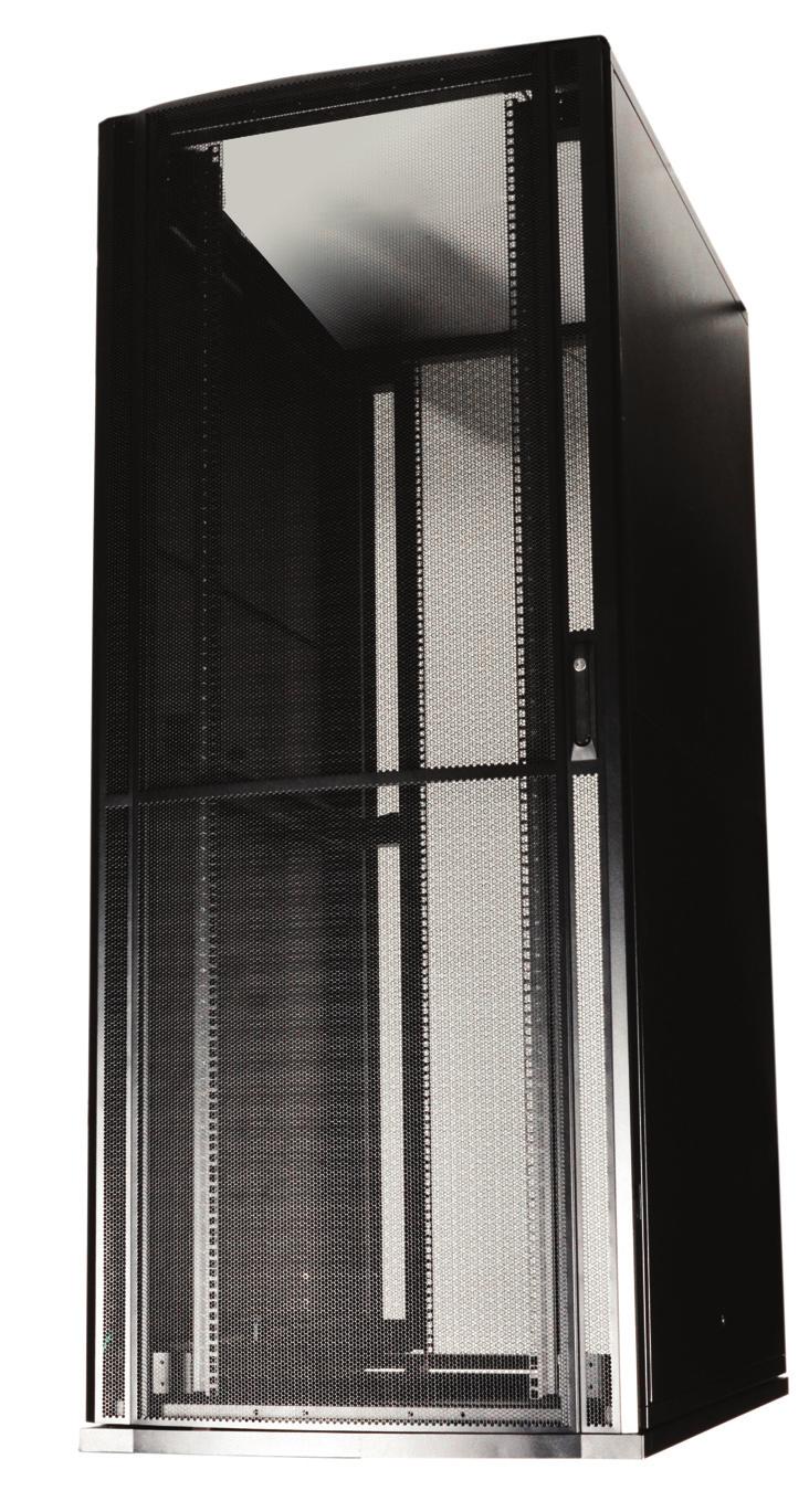 V800 Cabinet Siemon s V800 cabinets provide a robust, cost-effective enclosure solution that offers valuable Zero-U space on each side of the equipment rails for cable management, PDU mounting or