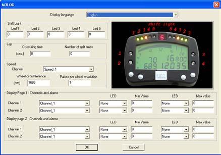 In Race Studio 2 main window it is possible to choose your data logger. Please, select M3 LOG and, then, press System manager button Now, please follow these configuration steps: 1.