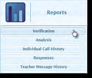The Reports interface will display. User: (Admin users only) Select the user for filtering notifications.