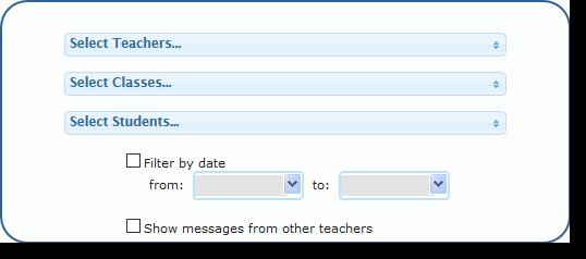 This report displays the message delivery history for one or more students and the contact results for messages sent from the Teacher Messaging system.