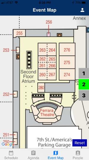 A floor plan of level 1 is displayed (Figure 25). 2. Tap the number for the level you wish to view (Figure 26). The floor plan is displayed. 3.