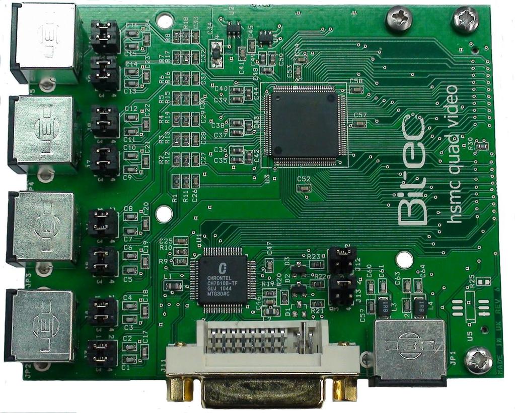 receiver and requires one I2C core. The HDMI v1.4 design uses two HSMC boards and requires two independent I 2 C cores. HDMI v1.1 Hardware Configuration The HDMI v1.