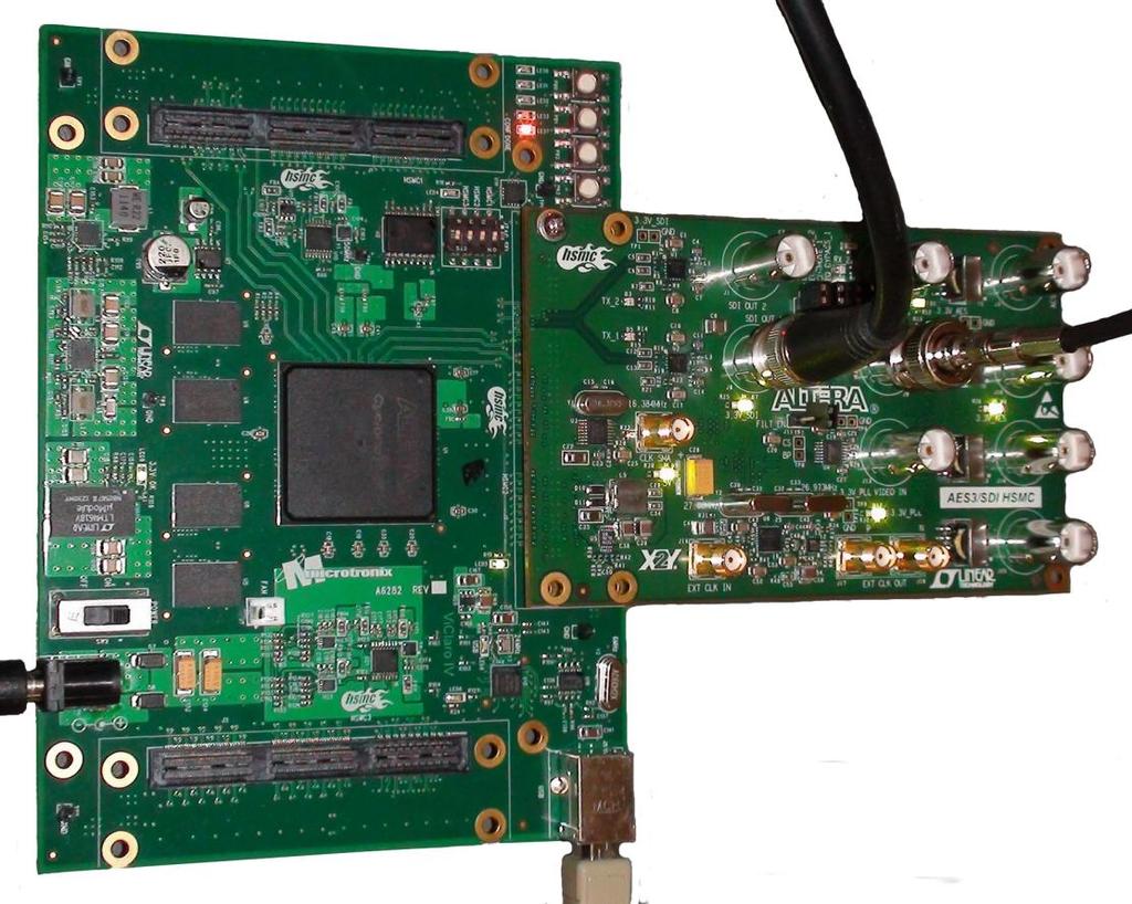 the ViClaro IV GX board. The processor also programs the Clock Video Output for the supported output video modes.