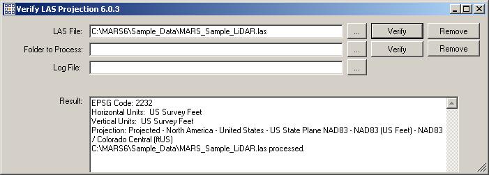 Projection Information in LAS Projection information is critical when sharing LiDAR data Allows users to perform 3D coordinate transformation directly on LiDAR (LAS)