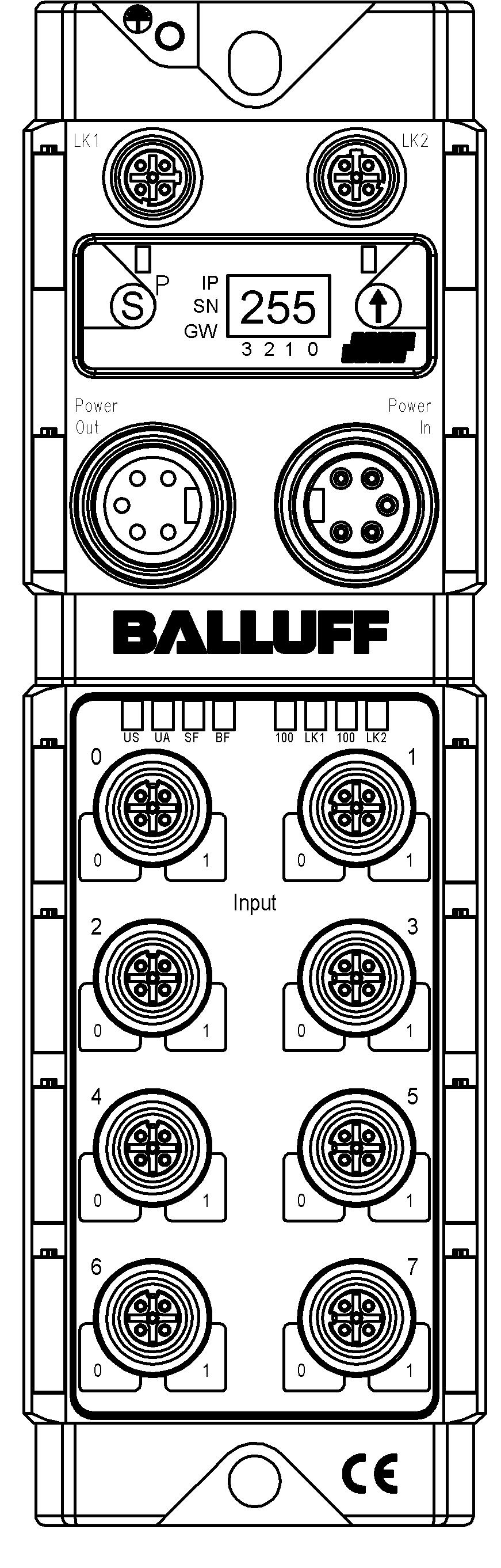 Balluff Network Interface Profinet, BNI PNT-10