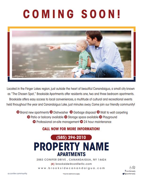 Step 5f Ordering Marketing Collateral Two-Sided Flyers Click Create Now Select property or stock images (change options with menu at top with options like Property Images, Senior Community Images,