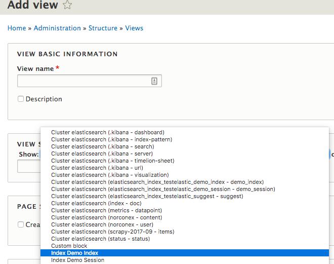 Create a view page 1. Go to Structure > Add view 2.