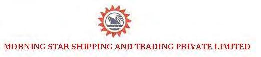 Trade Marks Journal No: 1778, 02/01/2017 Class 99 2386406 29/08/2012 MORNING STAR SHIPPING AND TRADING PRIVATE LIMITED D - 102 Remi Bizcourt, Plot No. 9, Shah Industrial Estate, Off Veera Desai Rd.