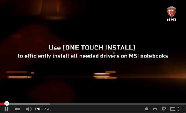 Video: How to Use MSI One Touch Install MSI "One