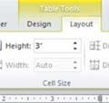 MS Word will automatically create the badge insert layout grid,