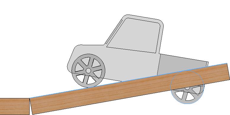 The rear Wheel should be positioned above the Track 6, Fig. 5.