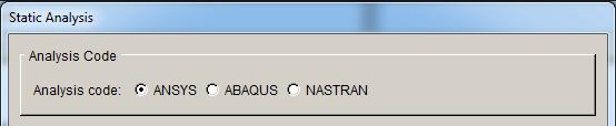 Figure 2.15: ANSYS Static Analysis wizard first panel File Name. Step 5.