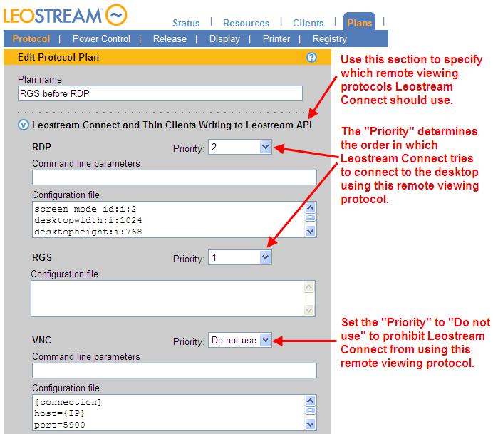 Leostream Connect Administrator s Guide For complete information on using display protocols with Leostream Connect, see the Leostream guide for Choosing and Using Display Protocols, available on the