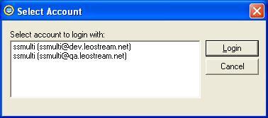 Leostream Connect Administrator s Guide With this option enabled, when a user logs into Leostream Connect using a smart card containing multiple certificates, the following dialog opens.