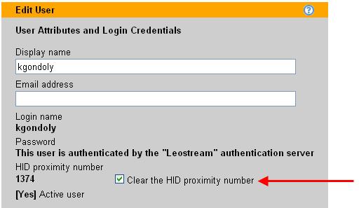 Leostream Connect Administrator s Guide Resetting the Users Stored HID or PIN If the Connection Broker is storing the user s HID and, optionally, PIN and the user needs to reset one of these values,