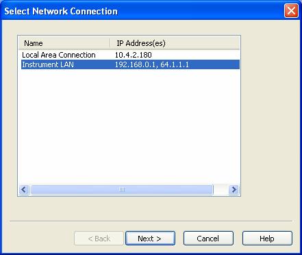 Figure 6: Waters DHCP Server Configuration Page 12. Select Server > Configuration Wizard from the menu. The Select Network Connection page appears (Figure 7).