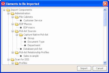 Import/Export Utility Screen To display this screen, click the Import button (Ctrl+I) in the Import/Export Utility Screen.