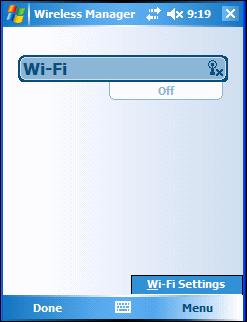Getting Started 1-11 2. Select Wireless Manager. Figure 1-12 Wireless Manager Window 3.