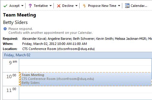Accepting Another Person s Meeting Request Using Microsoft Outlook Calendaring When another person sends you a meeting request, it will be sent to your Outlook Inbox.