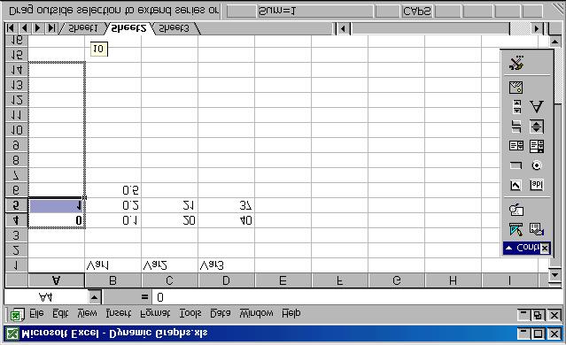 Excel Simulations - 5 [9] Enter the text and formulas on sheet.
