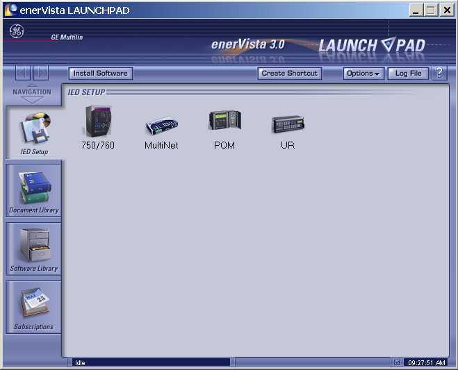 ENERVISTA 750/760 SETUP SOFTWARE INTERFACE CHAPTER 4: INTERFACES 7. EnerVista Launchpad will obtain the installation program from the Web or CD.