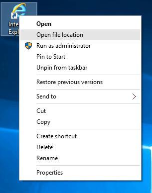 Then,Run IE browser as administrator : Finally, Paste IP address of the