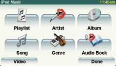 When you connect an ipod or USB storage device and select one of these as the audio input source, your car stereo starts to play the first song on the ipod or USB storage device.