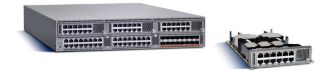 The Cisco Nexus 5596T also includes 16 fixed 10-Gbps SFP+ ports, which customers can use to connect to aggregation-layer switches, servers, or Cisco Nexus 2000 Series Fabric Extenders such as the