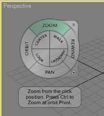 The viewport right-click menu allows you to control the configuration, rendering mode, and type of view in the viewport.
