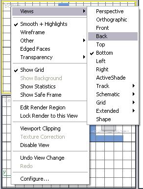 If there is no keyboard shortcuts, or you cannot remember the keyboard shortcut, you can right-click the viewport label and choose Views to choose from the list of