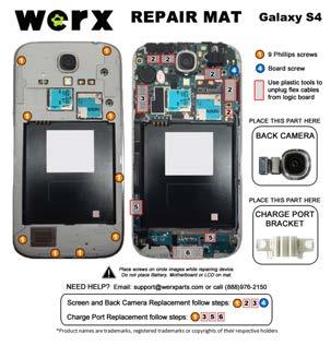 TOOLS: Werx Repair Mat IMPORTANT Take your time!
