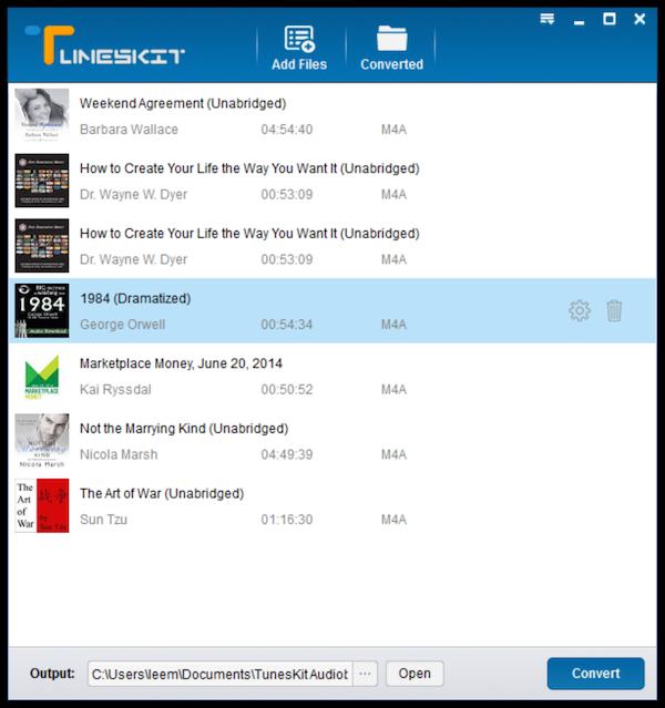 Import Audiobooks Customize Output Settings Convert Audiobooks Import Audiobooks Tutorials Click the Add