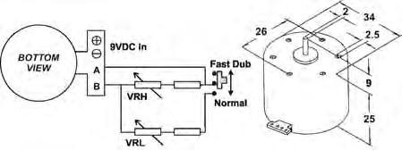 Voltage Rotation 12V CCW (L) 6S2LWAK 500KD SERIES 1600/3200 RPM Voltage Direction 9V CCW 500KD9B 12V CCW 530KD2B DUAL SPEED